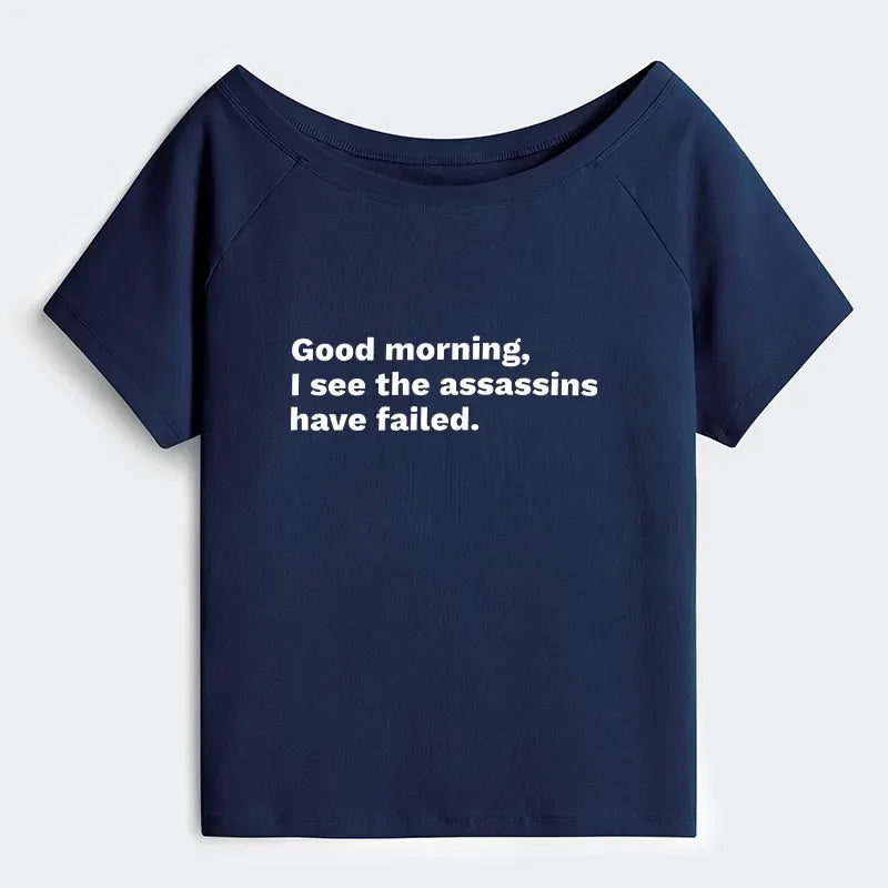 Japanese Off Shoulder T-Shirt for Women