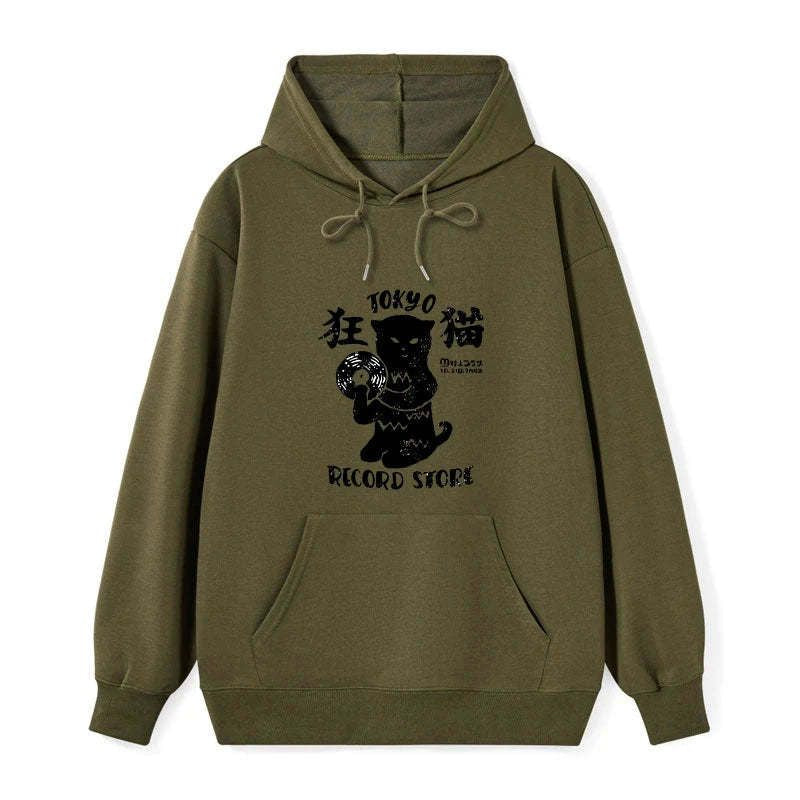 japanese streetwear cat hoodie for everyday