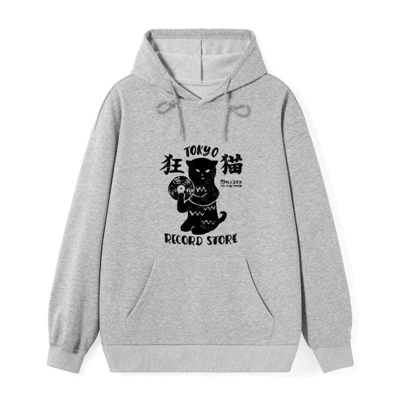 japanese streetwear cat hoodie for everyday