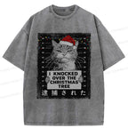 Funny Christmas Cat T-Shirt
