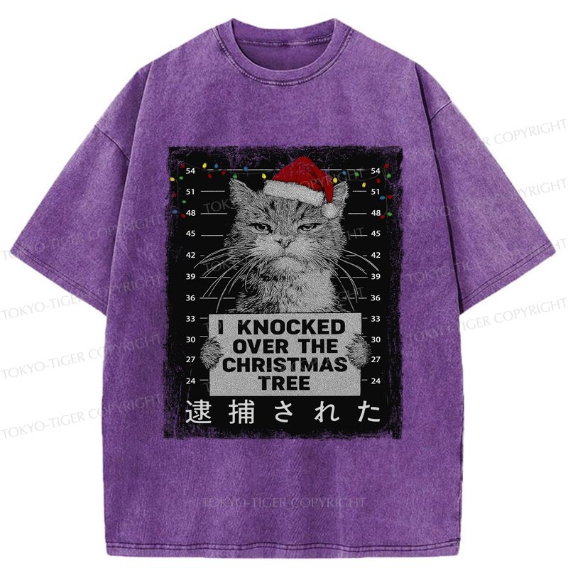 Cat Christmas Tree Tee for Gift