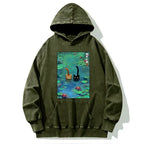 Kyoto-Lion Hoodie for Summer
