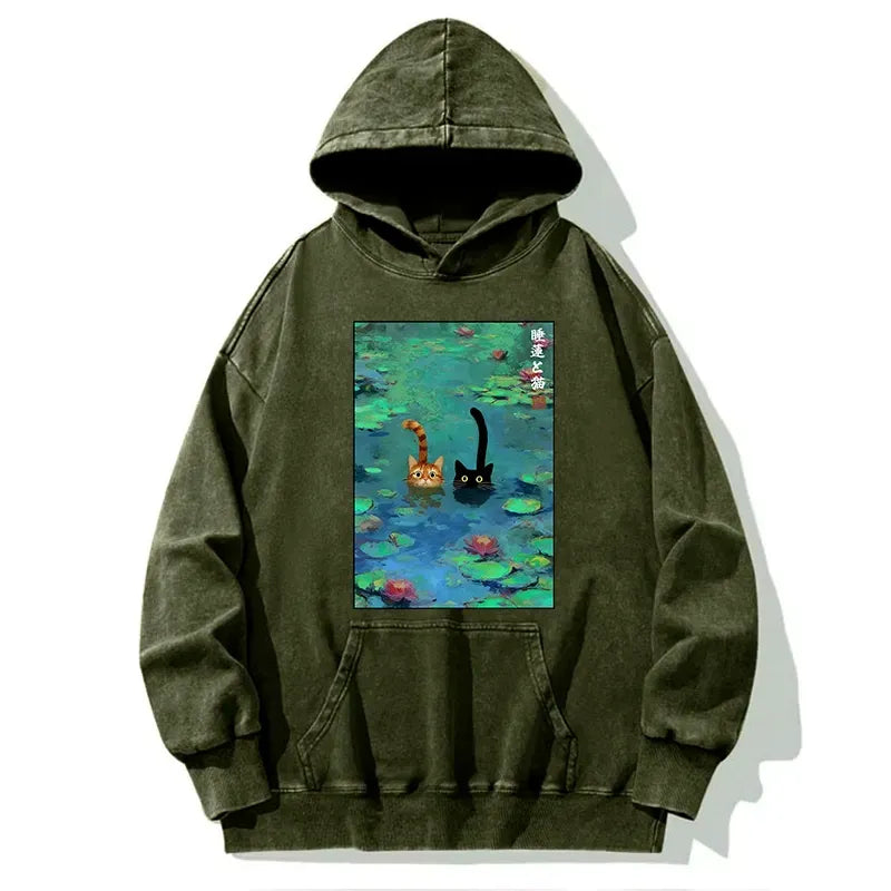 Kyoto-Lion Hoodie for Summer