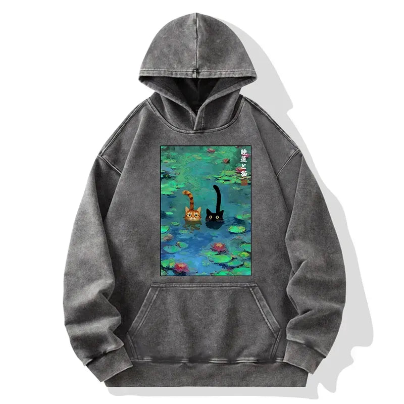 Kyoto-Lion Hoodie for Summer