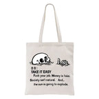Japanese Skeleton Tote Bag for Daily Wear
