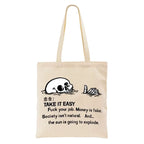 Kyoto Lion Skeleton Tote Bag Gift Idea