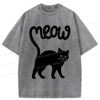 Japanese Vintage Cat T-Shirt Trending Gift