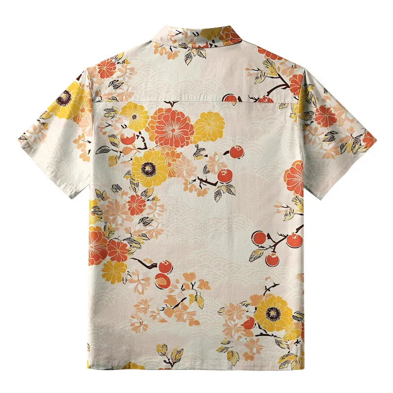 Fruitful flower aloha shirt unisex