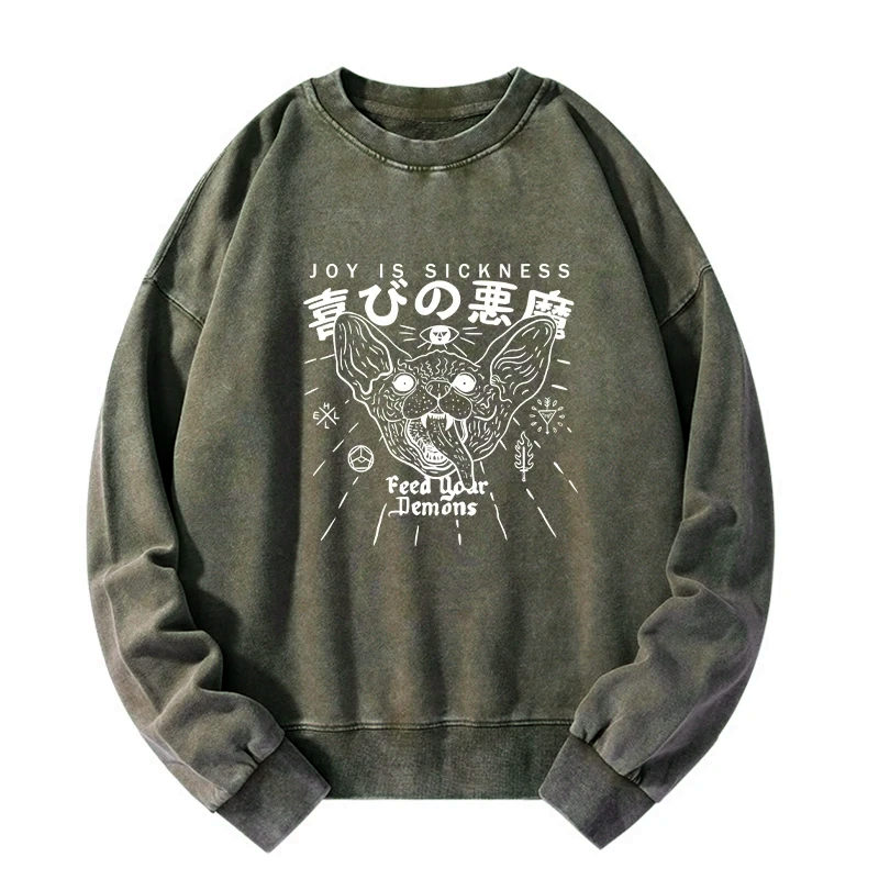 vintage Japanese lion unisex sweatshirt