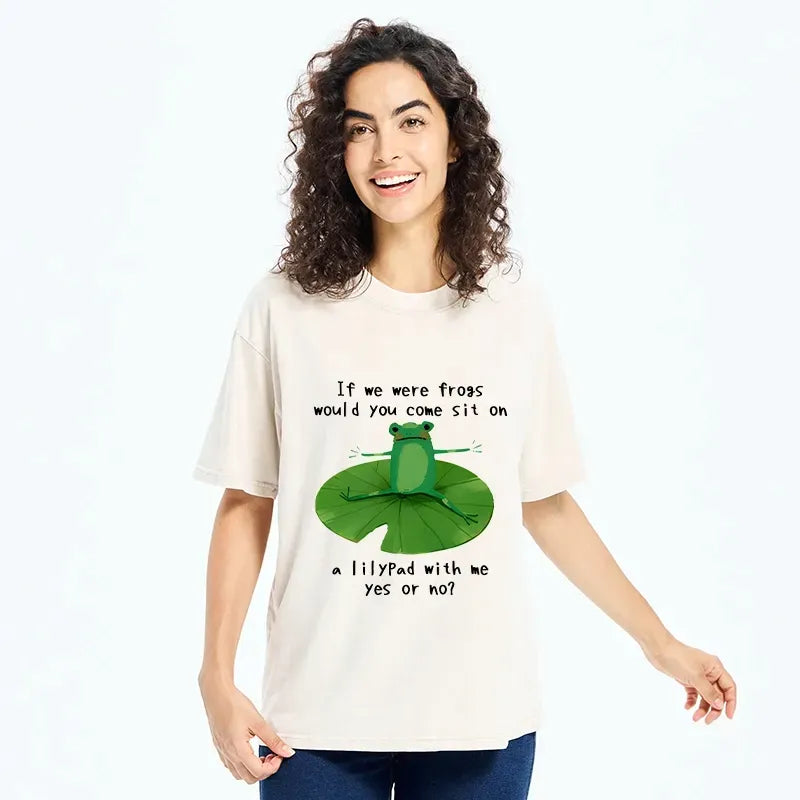 Japanese Frog Washed T-Shirt