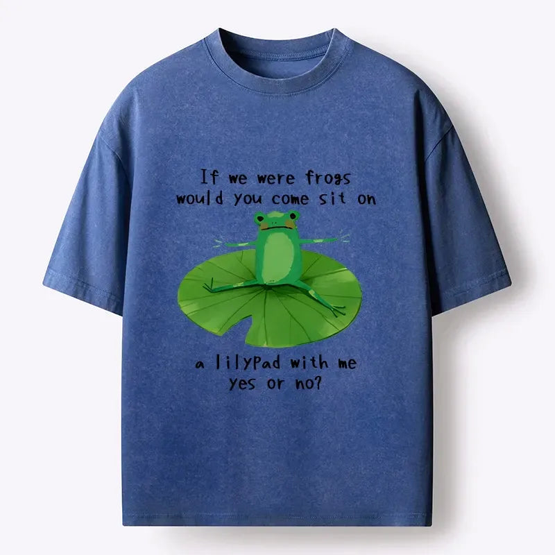 Japanese Frog Washed T-Shirt
