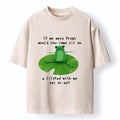 Kyoto-Lion Frog Sit With Me Washed T-Shirt