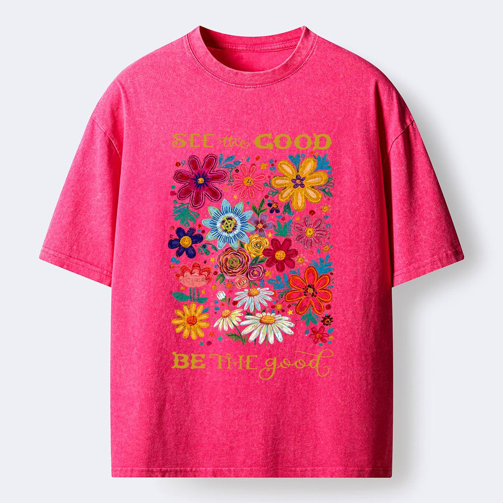 Kyoto flower unisex tee for spring