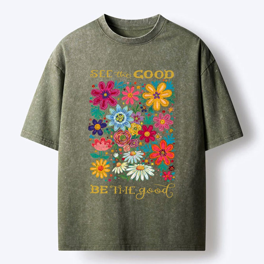 Kyoto flower unisex tee for spring