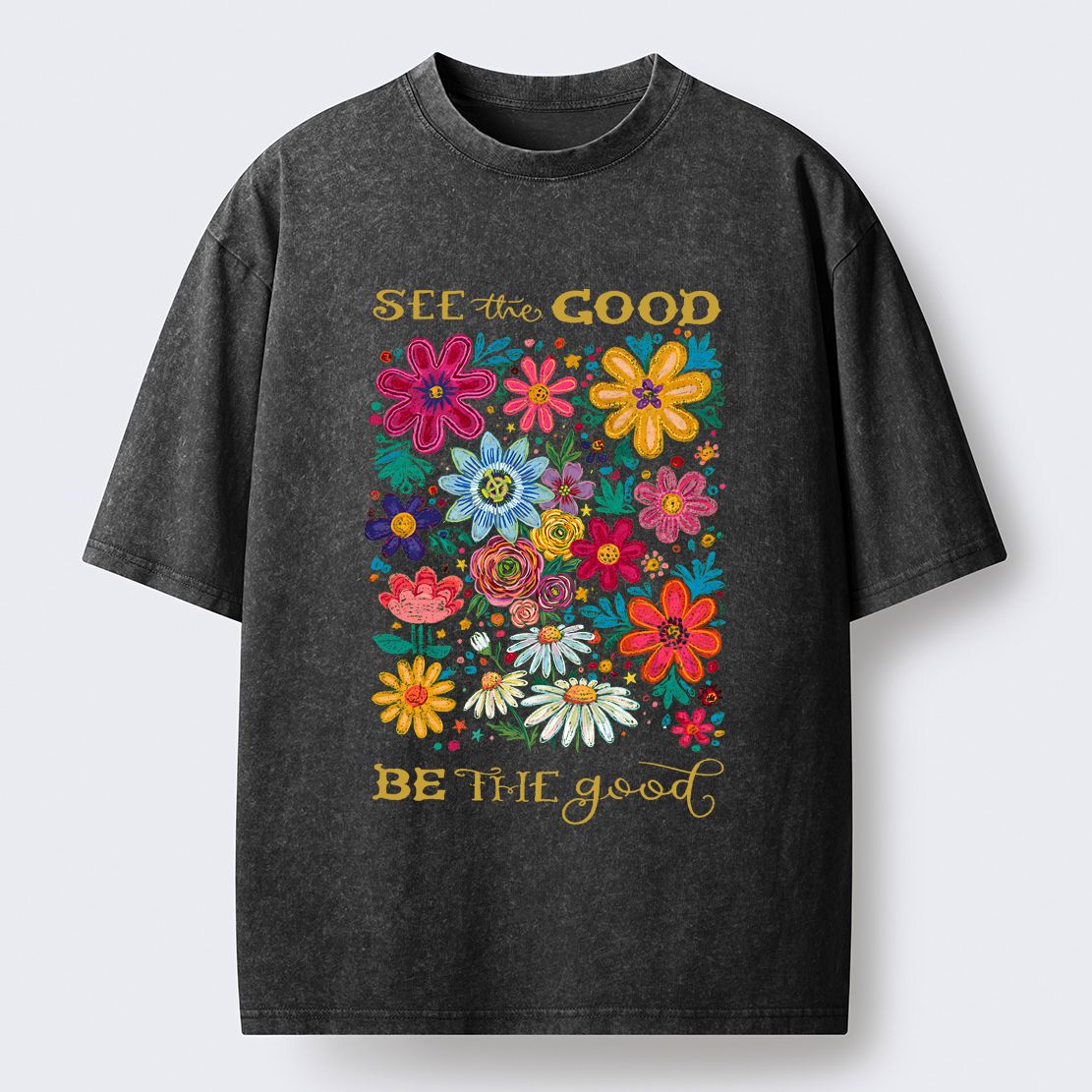 Kyoto flower unisex tee for spring
