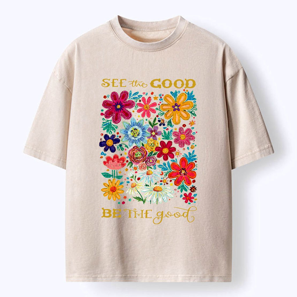 Kyoto flower unisex tee for spring
