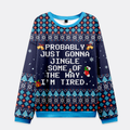 funny japanese christmas sweatshirt for men