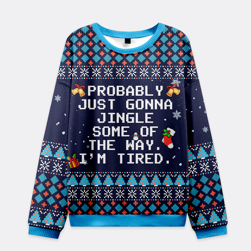 funny japanese christmas sweatshirt for men