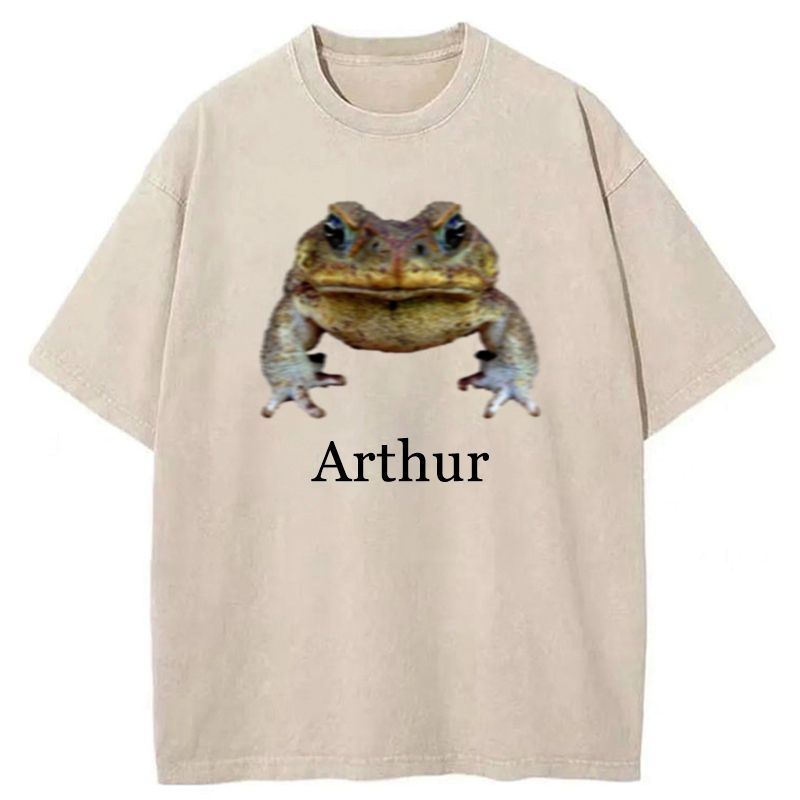 Japanese Vintage Washed T-Shirt for Daily Wear
