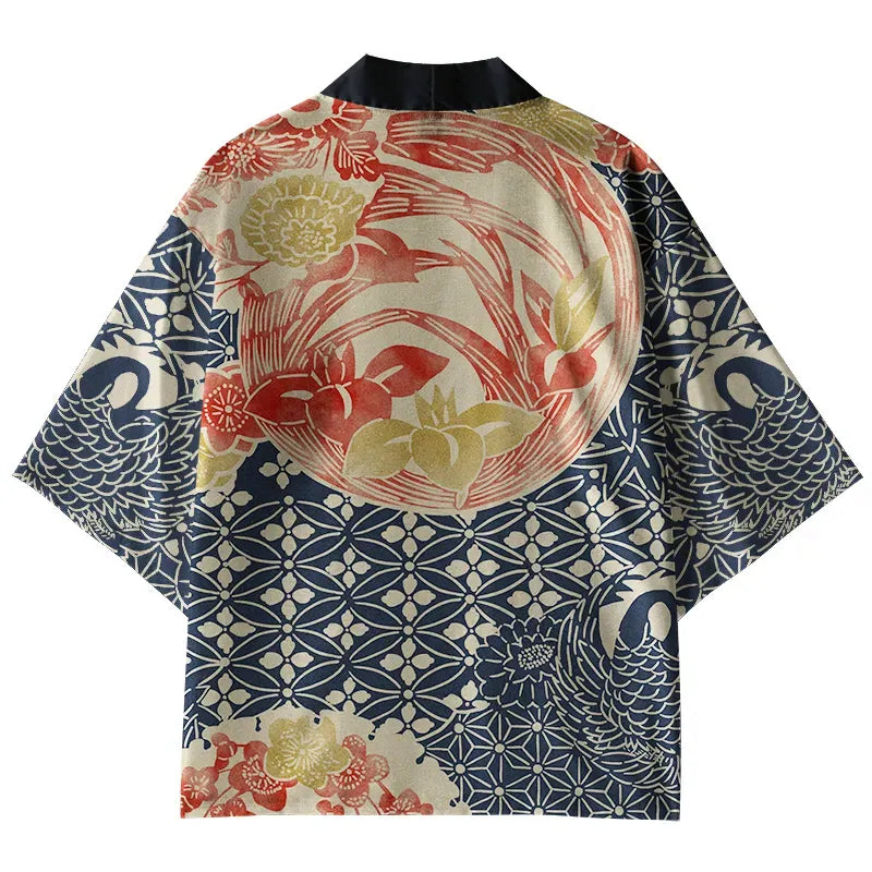 japanese sakura kimono cardigan for summer