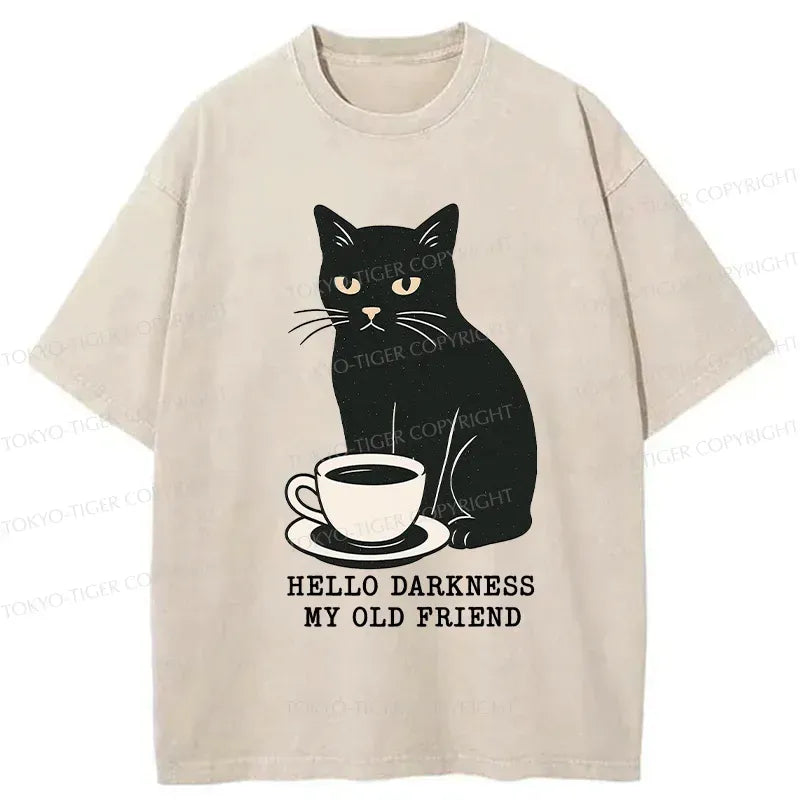 Trendy Japanese Streetwear Washed T-Shirt