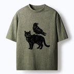 Kyoto Cat Meme T-Shirt for Daily Wear