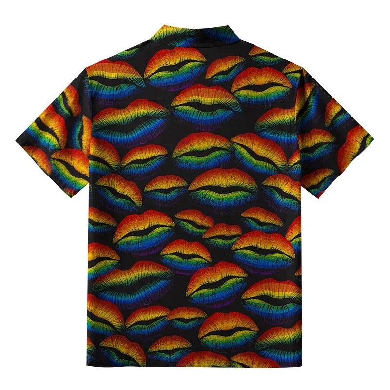 Kyoto Lion Print Shirt for Daily Wear