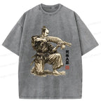 Kyoto-Lion Ultimate Weapon Funny Washed T-Shirt