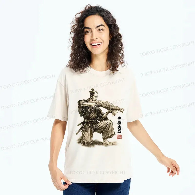 kyoto lion washed japanese t-shirt for streetwear
