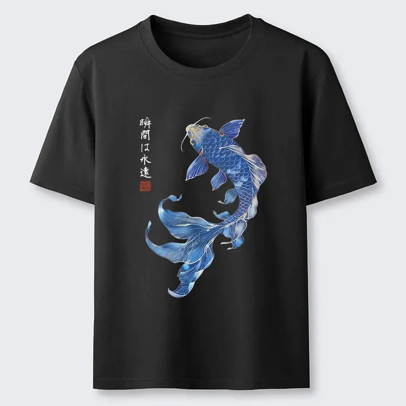 Ukiyo-e Koi Fish T-Shirt Gift Idea