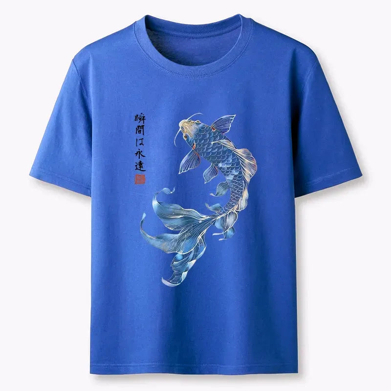 Ukiyo-e Koi Fish T-Shirt Gift Idea