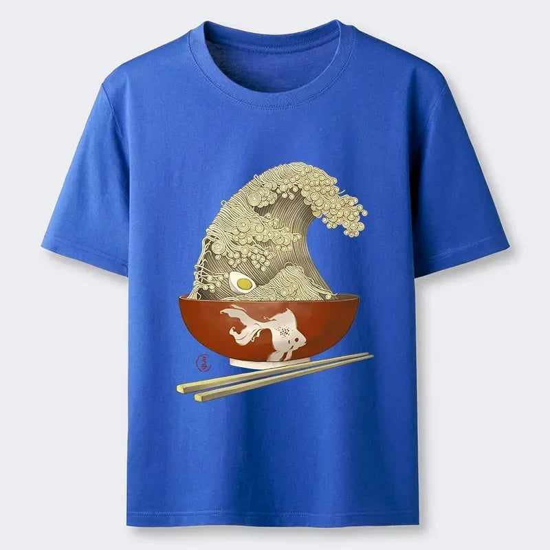 Kanagawa Wave Art Unisex Cotton Tee