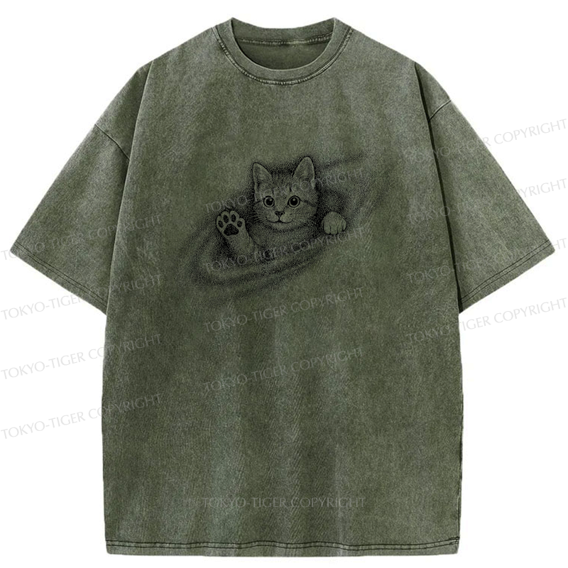 Japanese Cat T-Shirt for Summer