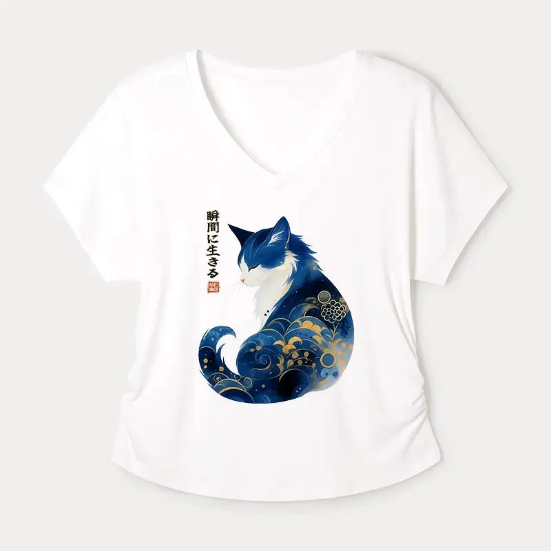 Soft Modal Dolman Sleeve T-Shirt for Women