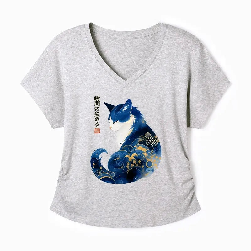 Soft Modal Dolman Sleeve T-Shirt for Women
