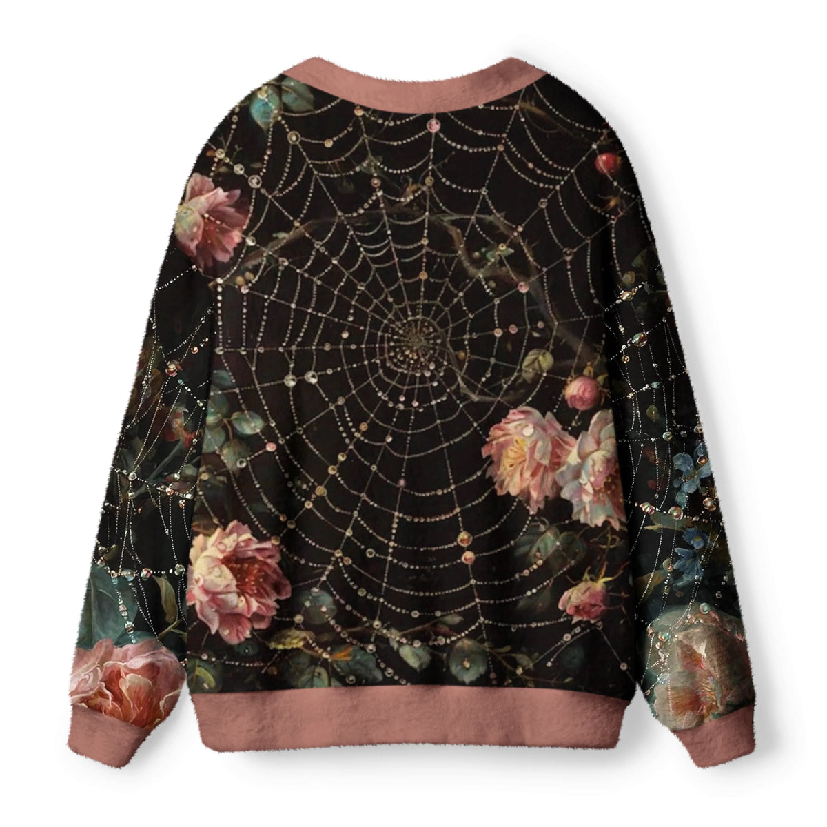 Kyoto-Lion The Spider’s Tapestry Ugly Cardigan Sweater