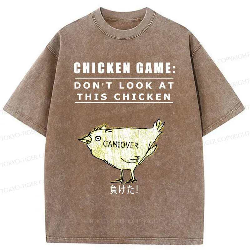 Kyoto-Lion washed t-shirt for streetwear gift
