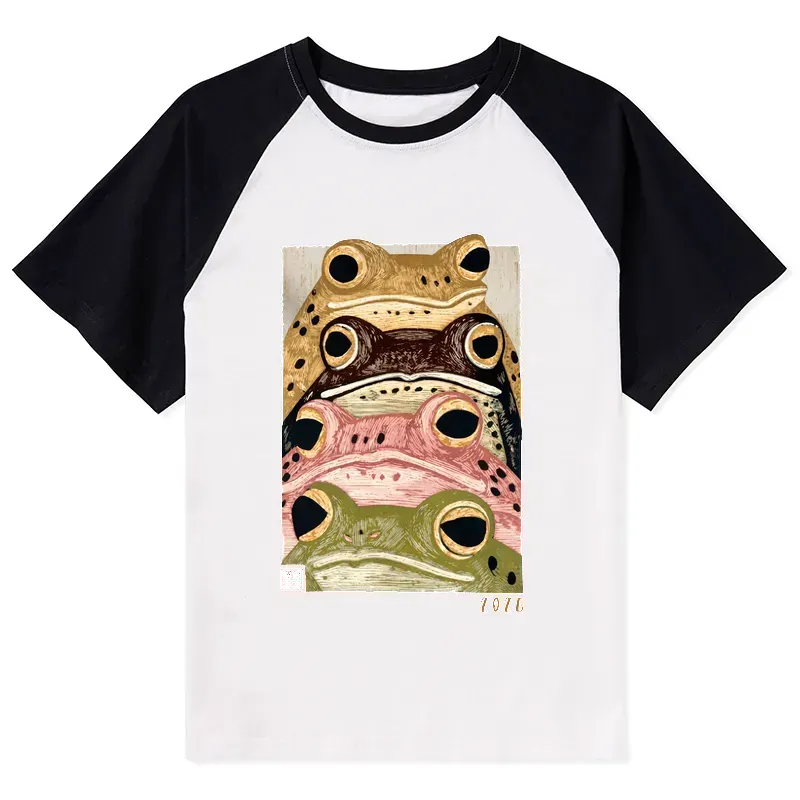 Comfortable Cotton Frog T-shirt for Gift Idea