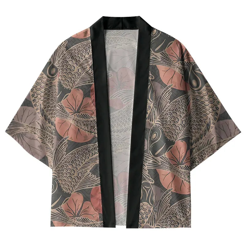 unisex koi fish cardigan for summer