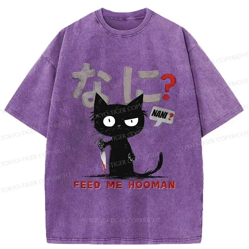 japanese vintage cat t-shirt