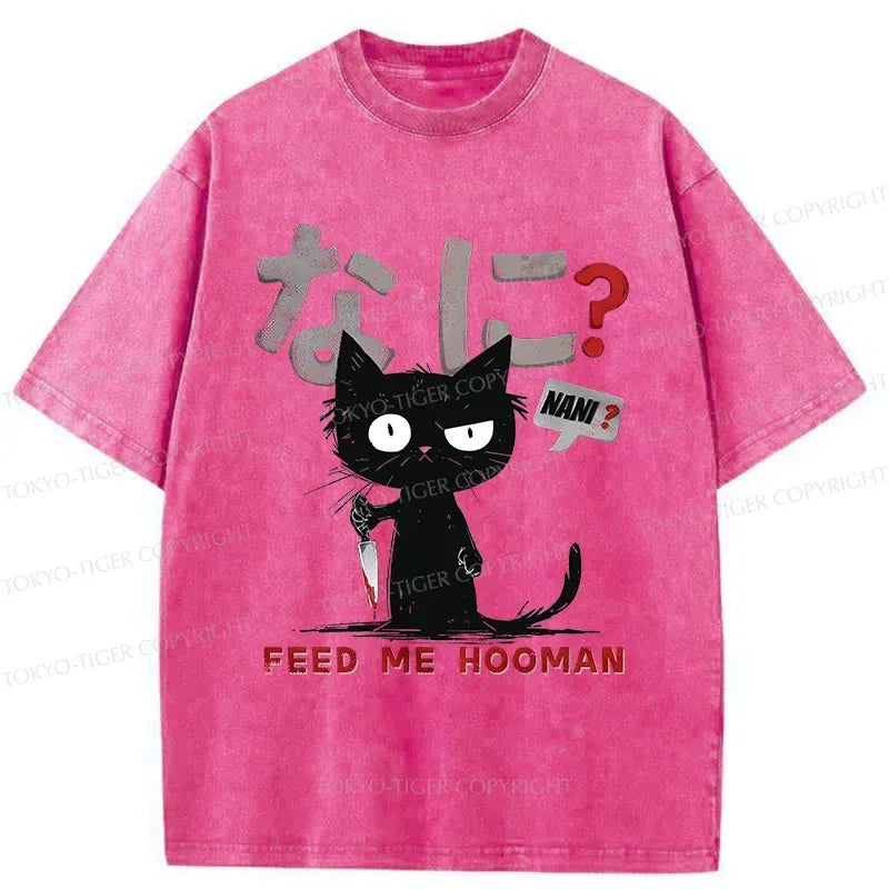 japanese vintage cat t-shirt