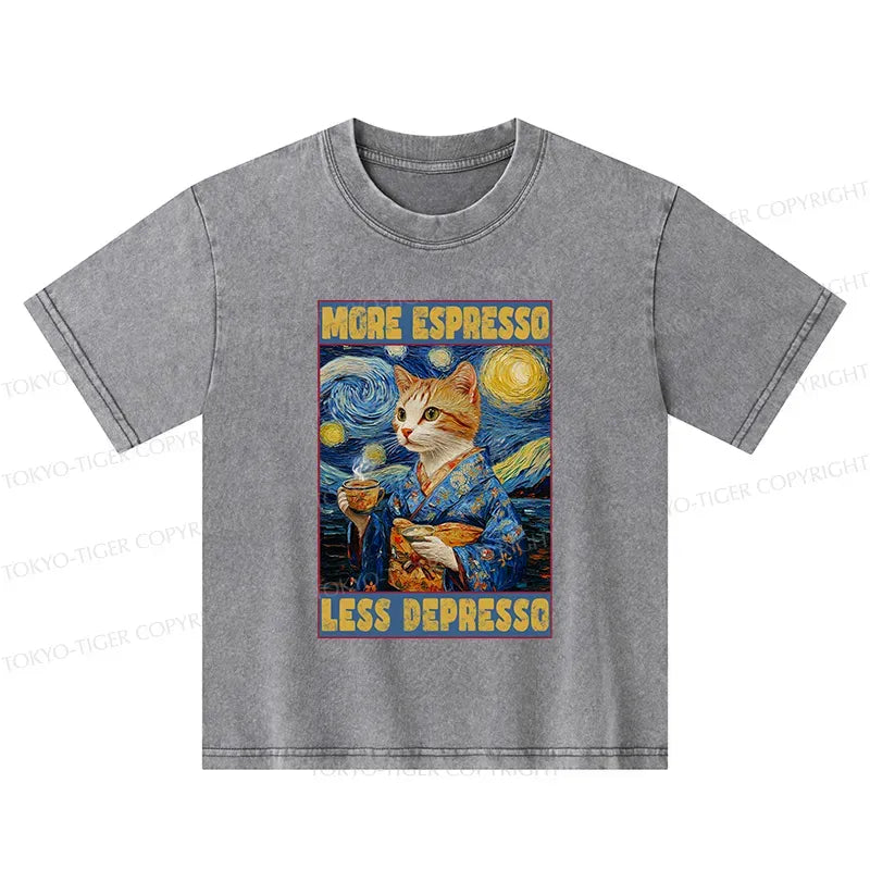 kyoto lion more espresso less depresso shirt