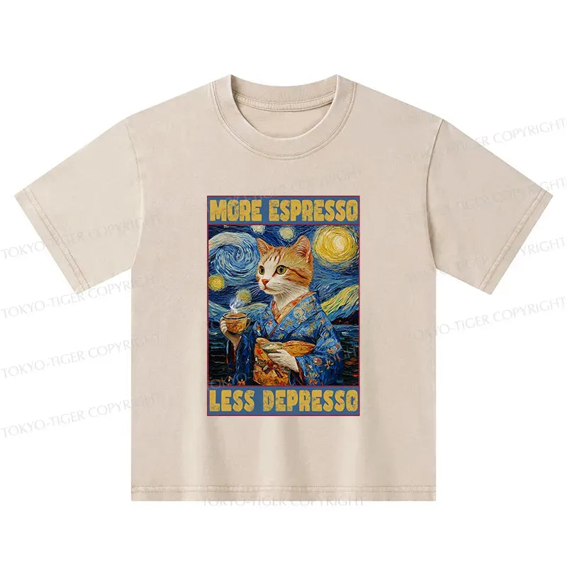 kyoto lion more espresso less depresso shirt