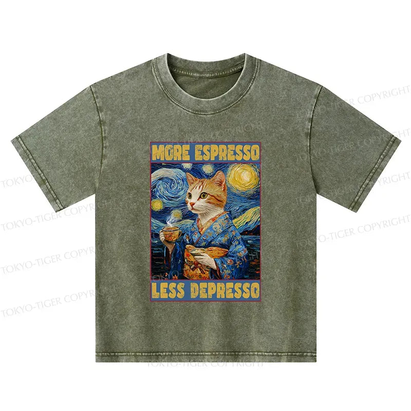 kyoto lion more espresso less depresso shirt