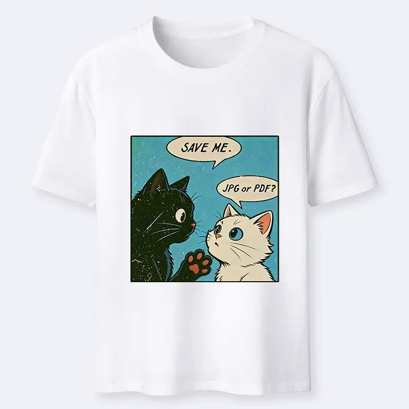 unisex cotton cat tshirt trendy