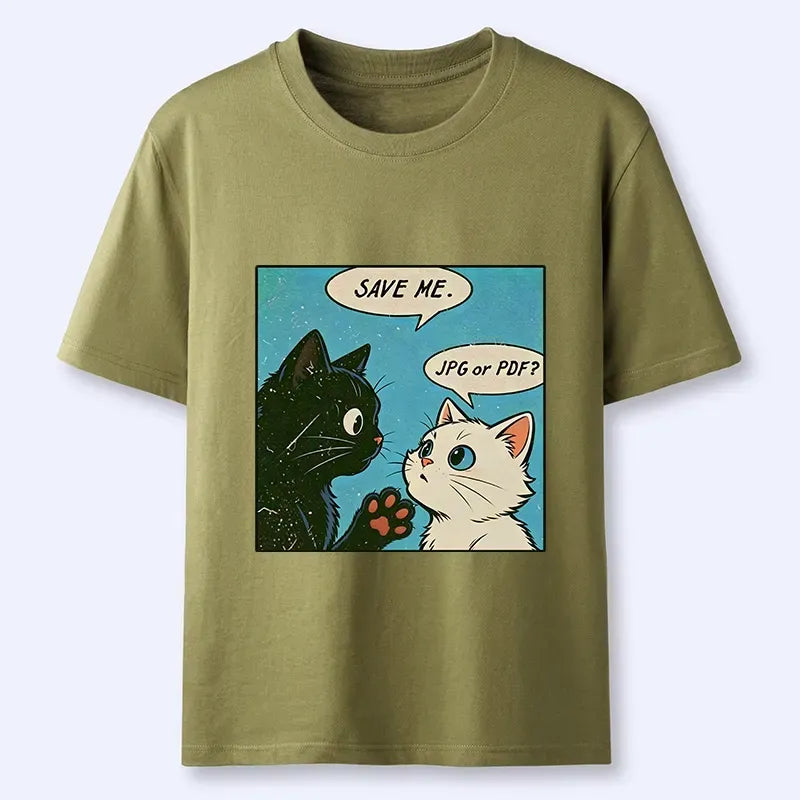kyoto black white cat tee gift idea