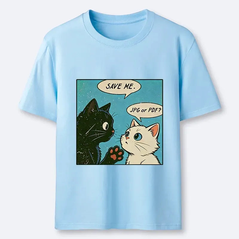 unisex cotton cat tshirt trendy