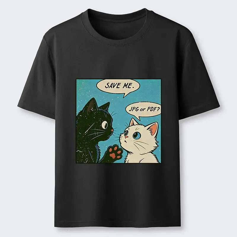 unisex cotton cat tshirt trendy