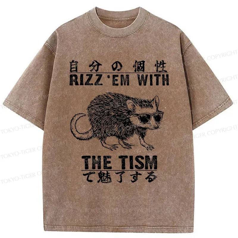 Handsome Mouse Japanese Streetwear T-Shirt Free Shipping