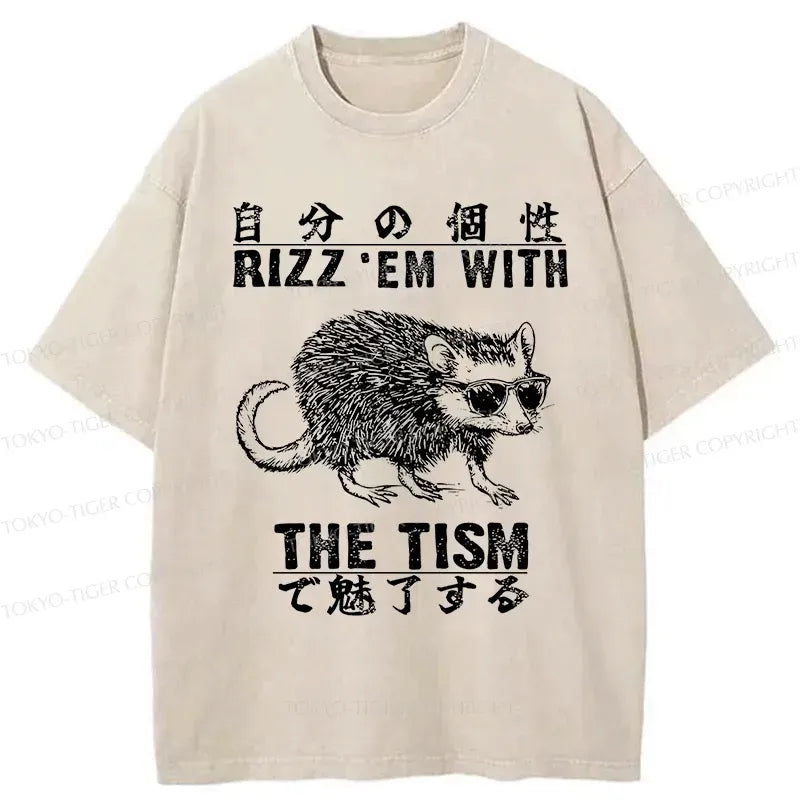 Handsome Mouse Japanese Streetwear T-Shirt Free Shipping